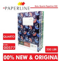 

Buku Tulis Hard Cover Paperline QUARTO 200 Lembar