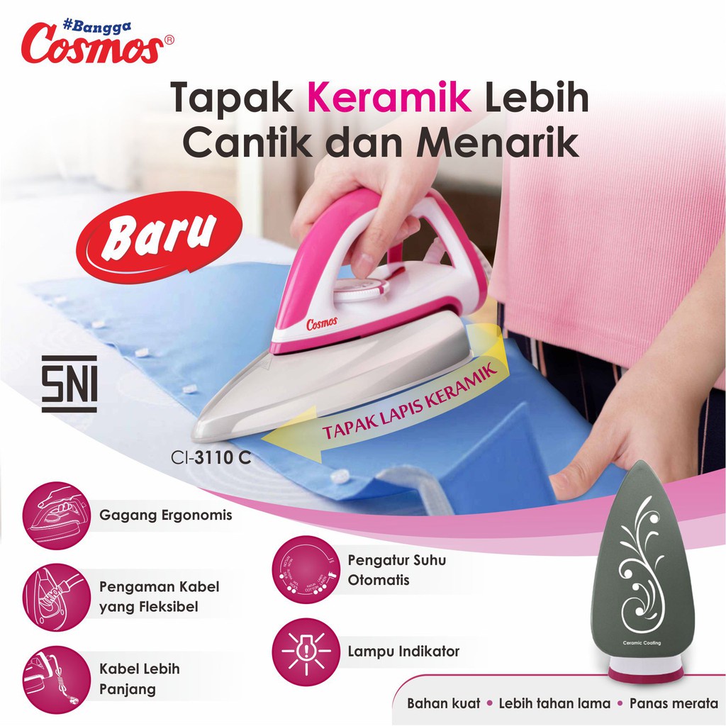 Cosmos CI3110C Setrika Listrik / Gosokan Baju