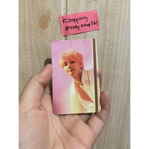 [READY SALE PC TAEHYUNG V ANSWER VER E] PHOTOCARD PC BTS JIMIN JUNGKOOK JK TAE TAEHYUNG V JIN SEOKJI