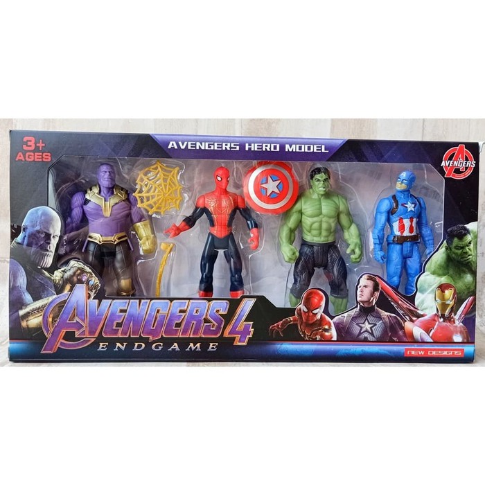 Mainan Robot Avengerr isi 4 pcs No.2154 - Kado Mainan Anak Laki Laki