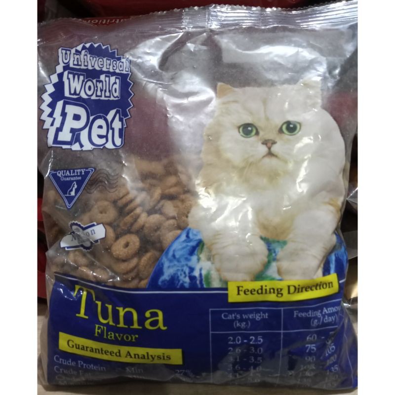 Universal Tuna Makanan Kucing Kering Catfood Repack 480gr Murah