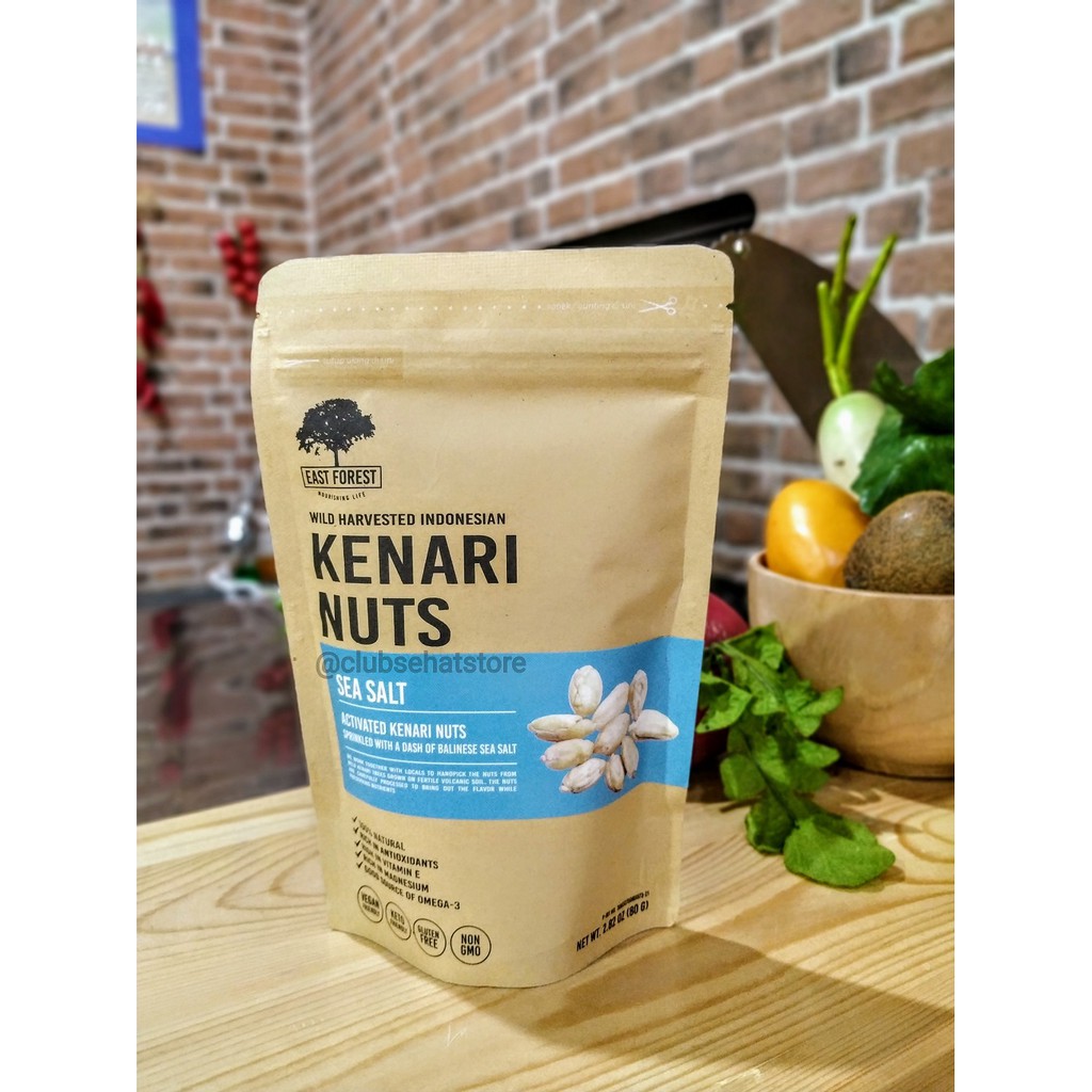 

East Forest, Kenari Nuts Seasalt 80Gr