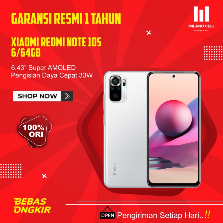 Xiaomi | Redmi Note 10s | Varian Kapasitas 6GB/64GB dan 8GB/128GB | Garansi Resmi-6