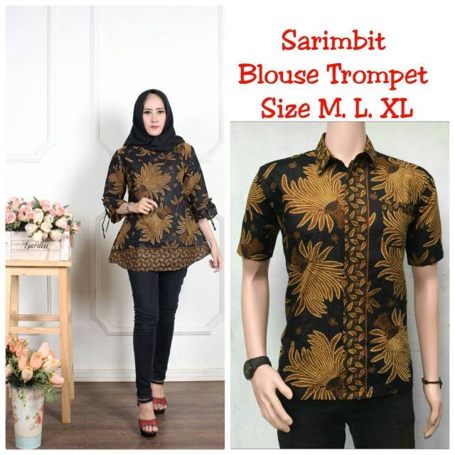 GROSIR COUPLE BATIK BLUS MERAK