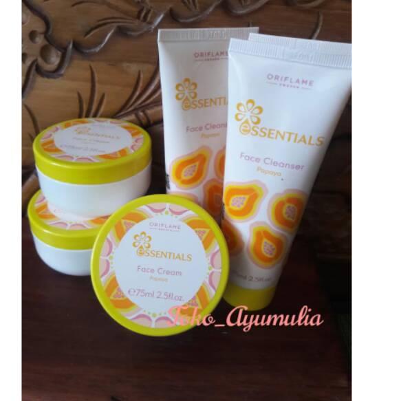 Harga Spesial.. Essential Pepaya Papaya Face cream dan Clenser