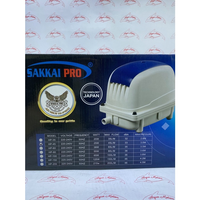 Mesin Pompa Udara Kolam Terpal SAKKAI PRO HP 200 Air Pump Hi Blow