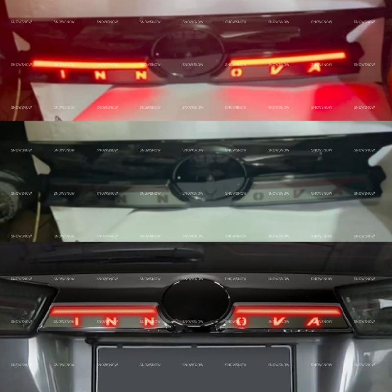 Trunk Lid Belakang Innova 2016 2022 LED Smoke Trunklid Running Sein