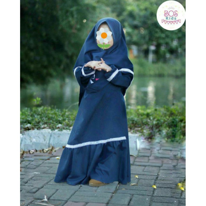 Gamis Anak Renda Alifa