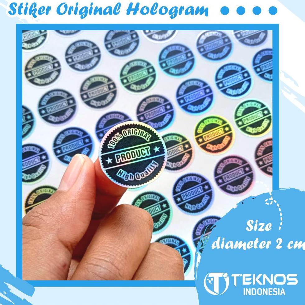 

➯ [50 PCS] STIKER HOLOGRAM ORIGINAL BULAT TERMURAH ホ