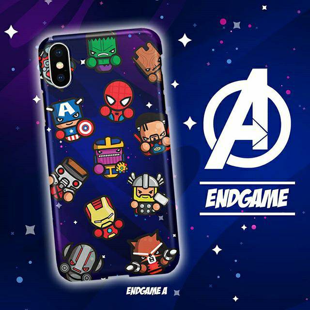 Custom case avengers endgame bisa dikasih nama