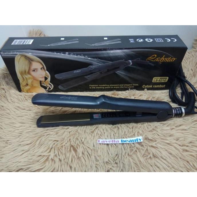 Catokan LS - 821 anion hair iron , catokan lamoode , ladystar ls768, c Star Seller Termurah