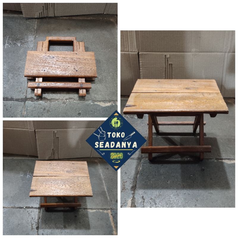 MEJA BELAJAR KAYU ULIN KECIL meja kantor kayu meja serbaguna meja kayu kecil