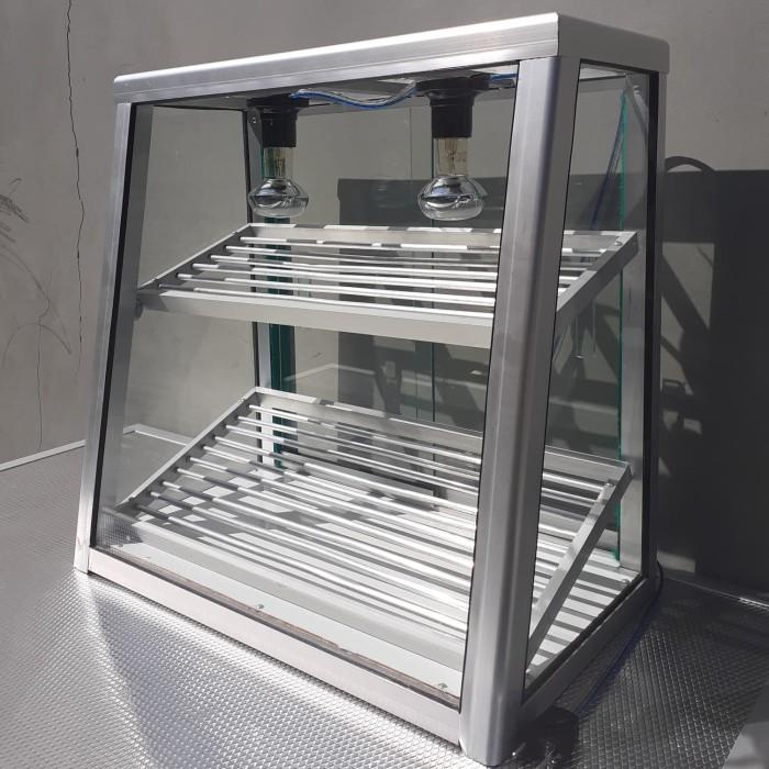 

Etalase Food Warmer Rak Grill 2 In 1 Lampu Pemanas 2 Buah 052