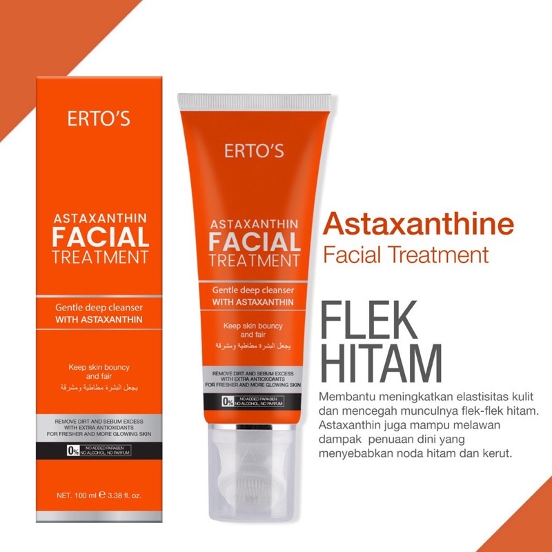 [ORI] Paket Skincare Astaxanthine Series 2in1 Facial Treatment Astaxanthine 100ml + Serum Astaxanthine 12gr ORIGINAL BPOM