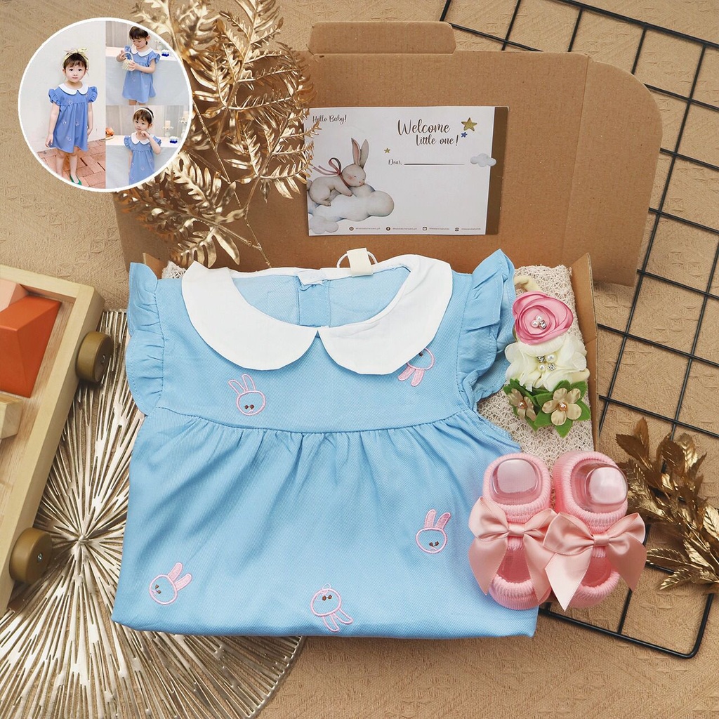 BARU! LIO049 Girls Baby Hampers 0-12 months/ Hampers bayi newborn/ Kado bayi/ baby girl gift set