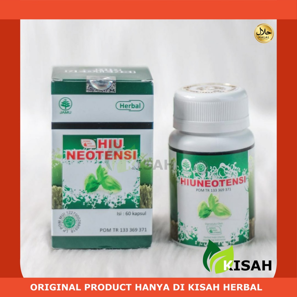 HIU NEOTENSI 60 Kapsul - Membantu Menurunkan Tekanan Darah Tinggi (HERBALINDO) BPOM