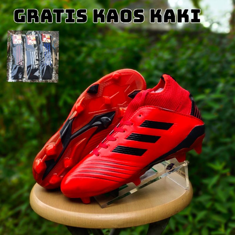 SEPATU BOLA ADIDAS PREDATOR BOTS GRIDE ORI GRATIS KAOS KAKI
