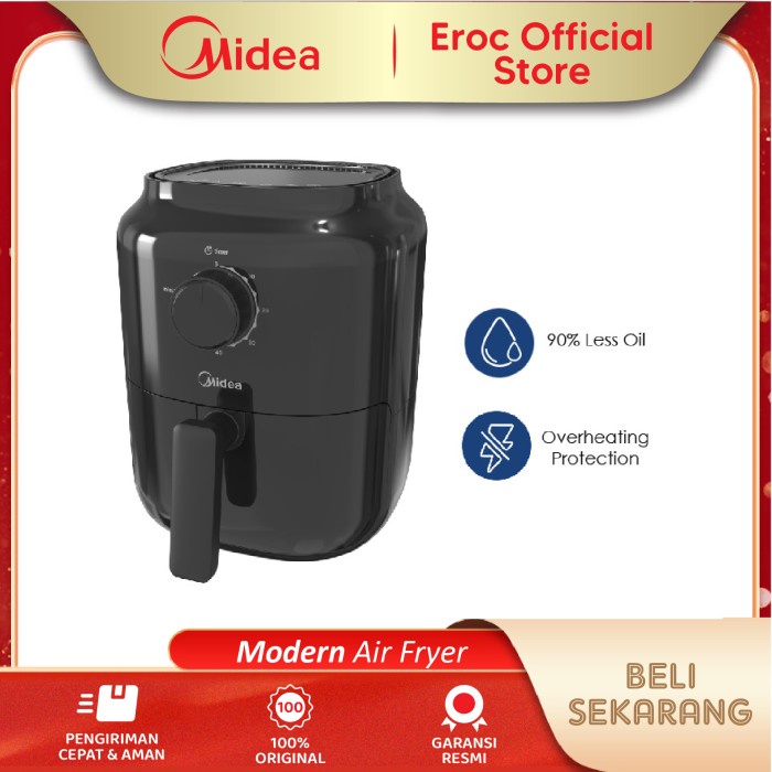 Jual Midea Air Fryer MF-TN30A - Kapasitas 3L - Penggoreng Tanpa Minyak ...