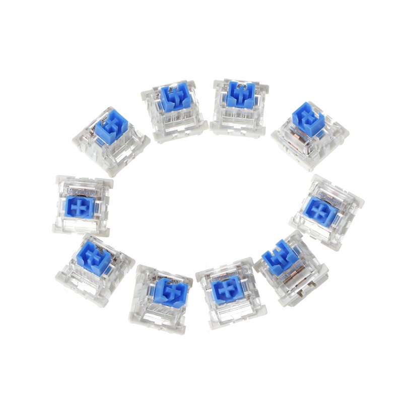Btsg 10PCS Saklar Merah Sumbu Linier Anti Debu Untuk Tester Keyboard Mekanik Gateron MX