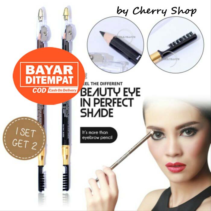 [BPOM] Pensil Alis IMPLORA - Eyebrow Pensil - Pensil Alis Dengan Sikat Cherry Shop | IMPLORA Eye Brow Pencil 2 IN 1 ( PENSIL + SERUTAN + SIKAT ) ORIGINAL BPOM / 2IN1 PENSIL ALIS IMPLORA | Soft Eyebrow