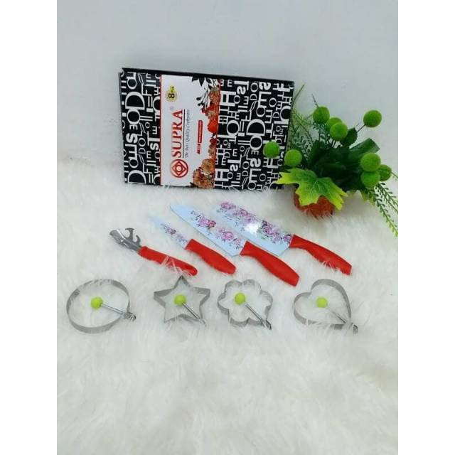 Pisau Set Supra 8 Pcs - Rosemary
