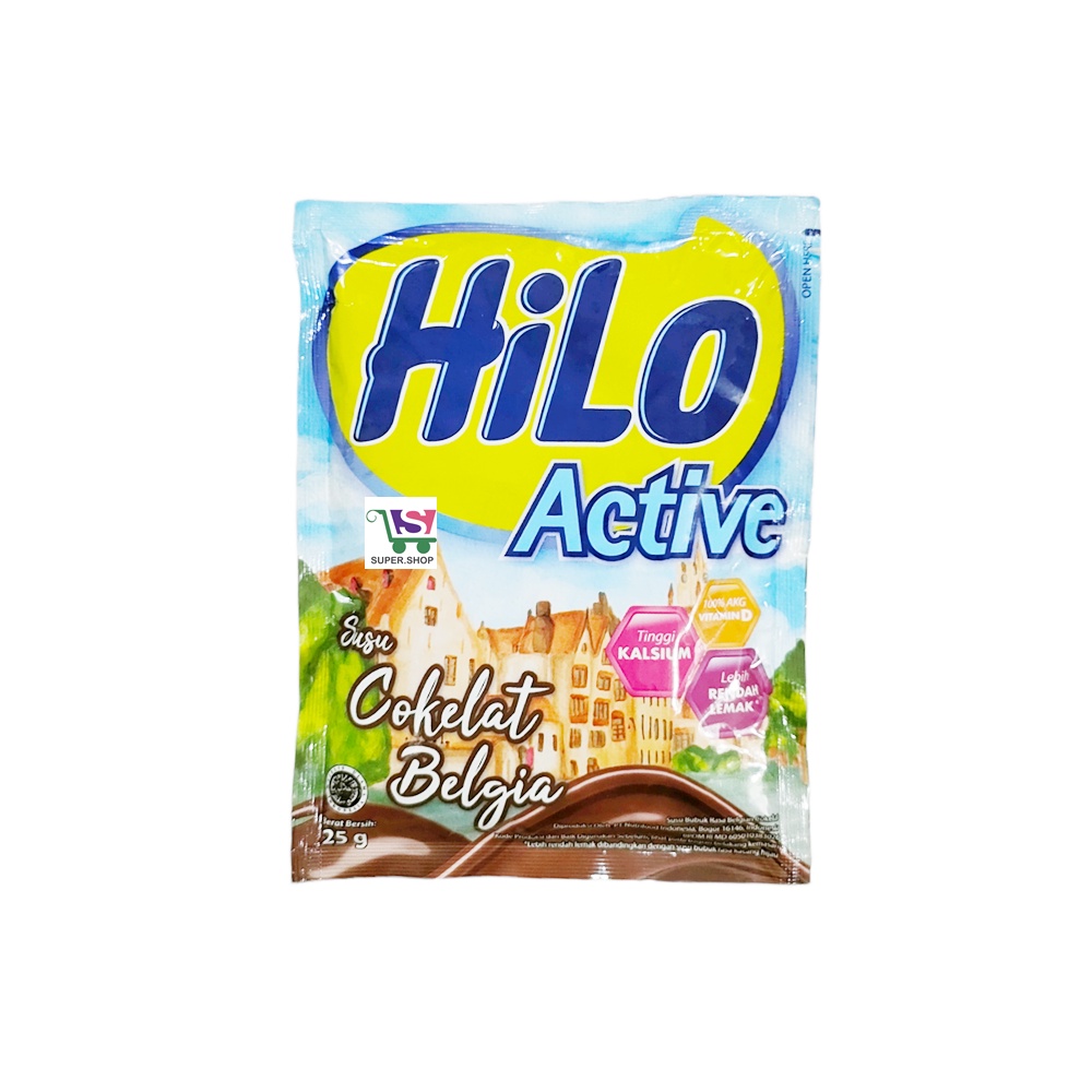 Hilo Active Susu Cokelat Belgian 25 Gram SATUAN