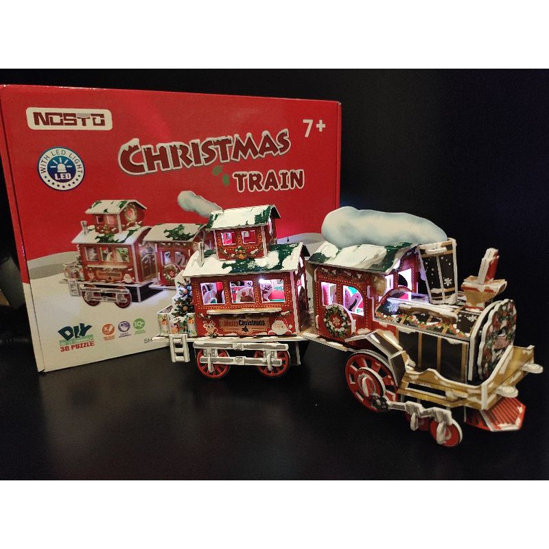 [ORGM] *Natal* Mainan Edukasi Puzzle 3D Food Truck Xmas Train