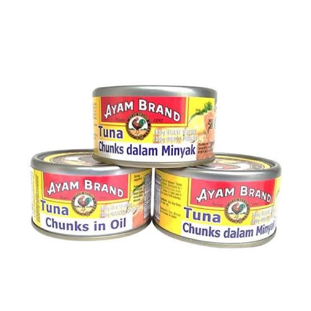 TUNA CHUNKS IN OIL AYAM BRAND