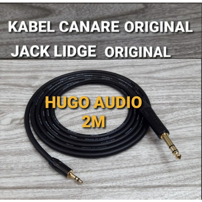 KABEL AUDIO CANARE JACK MINI STEREO 3.5MM TO AKAI STEREO 2M ORIGINAL