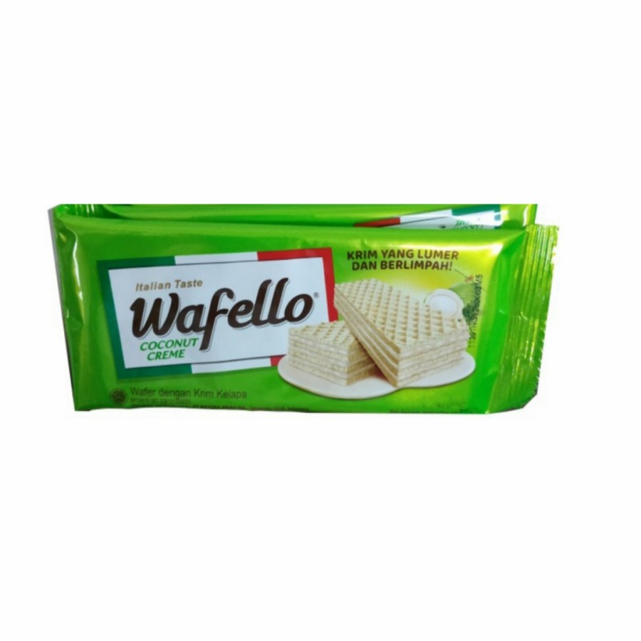 WAFER KRIM KELAPA WAFELLO COCONUT CREAM 17G