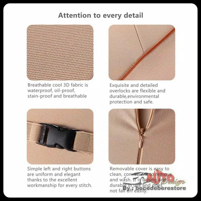 BANTAL MOBIL Headrest Bantal Leher Memory Foam