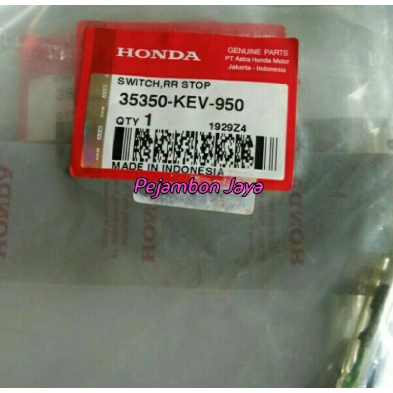 35350KEV950 SWITCH RR STOP
