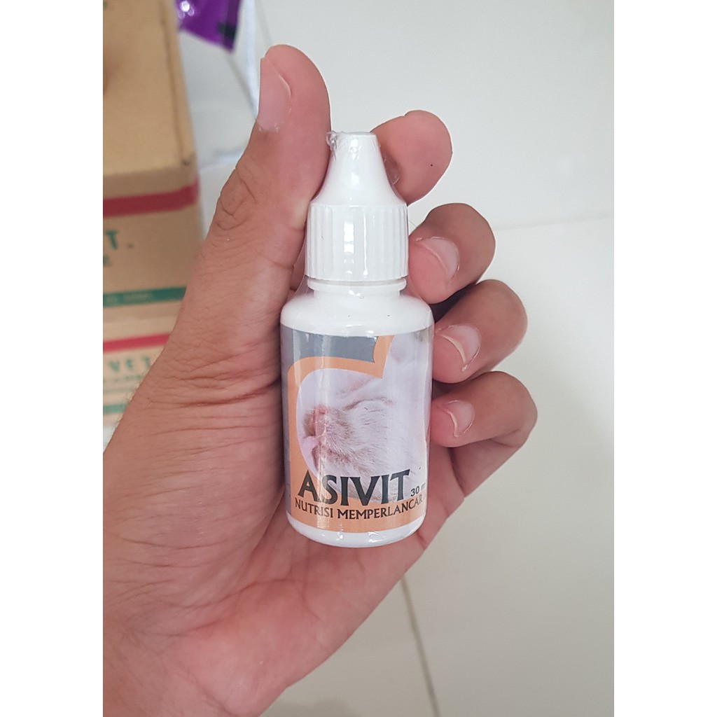 Asivit Cat Obat Suplemen Vitamin Nutrisi Memperlancar Asi untuk Kucing menambah makan dan vitamin