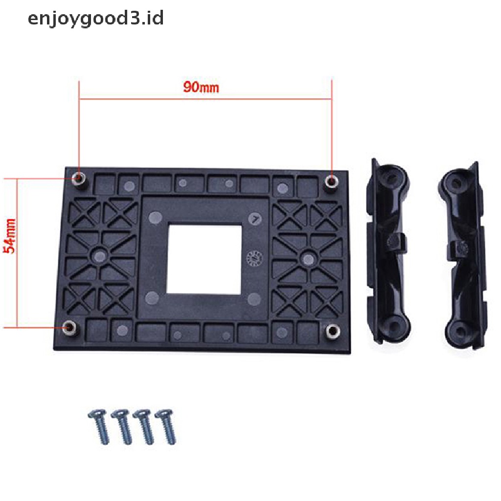 (Id) 1pc Amd Am4 Bracket Holder Kipas Pendingin Cpu