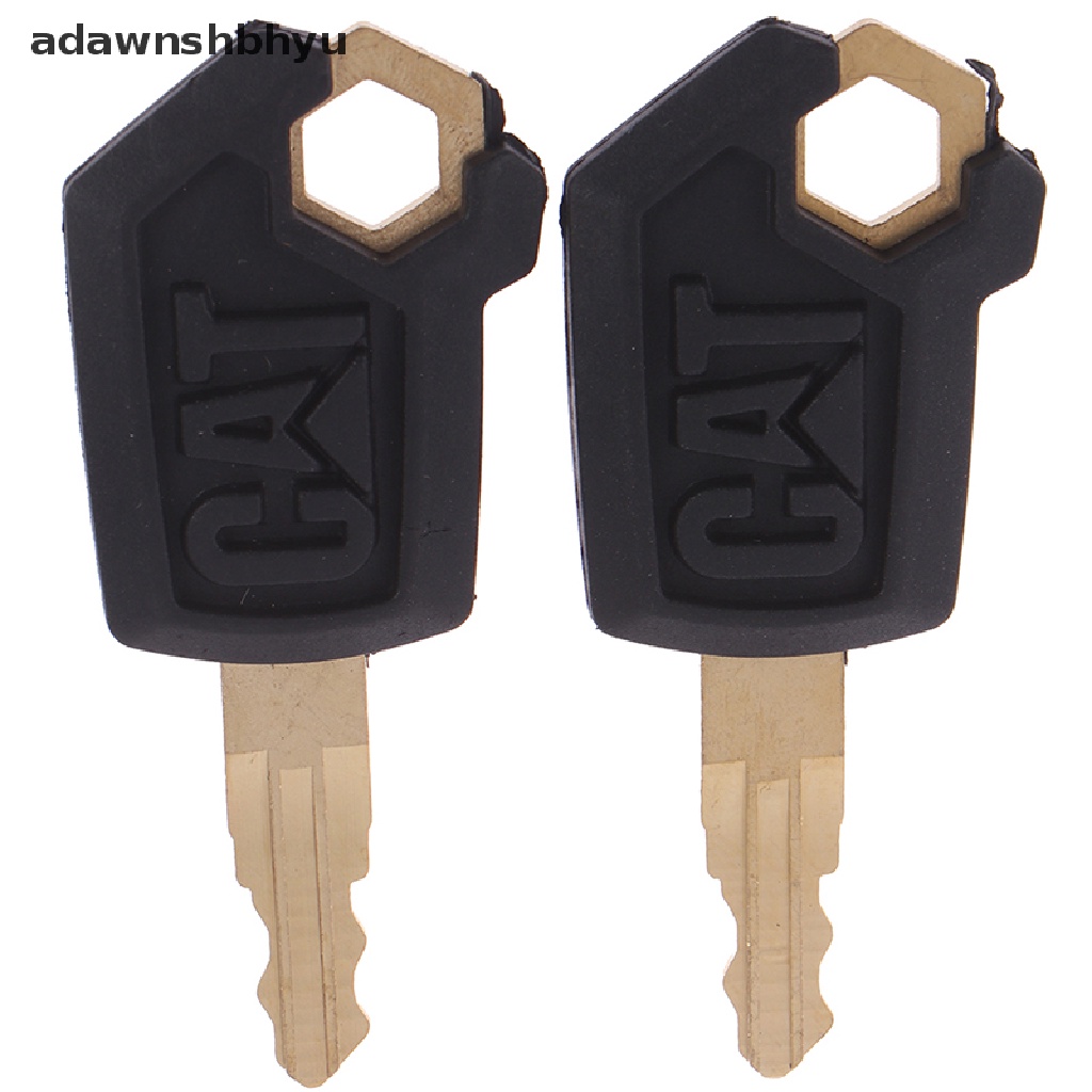 Adawnshbhyu 2pcs 5P8500 Alat Berat Ignition Loader Dozer Key Untuk Caterpillar