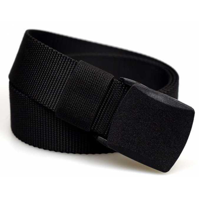 Rhodey Tali Ikat Pinggang Pria Anti Xray Plastik Automatic Buckle 899 [Hitam]