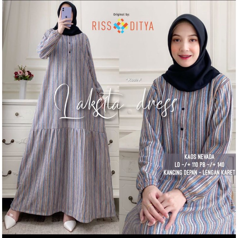 LAKSITA DRESS ORIGINAL RISS DITYA/DRESS RSD/LAKSITA BY RISS DITYA