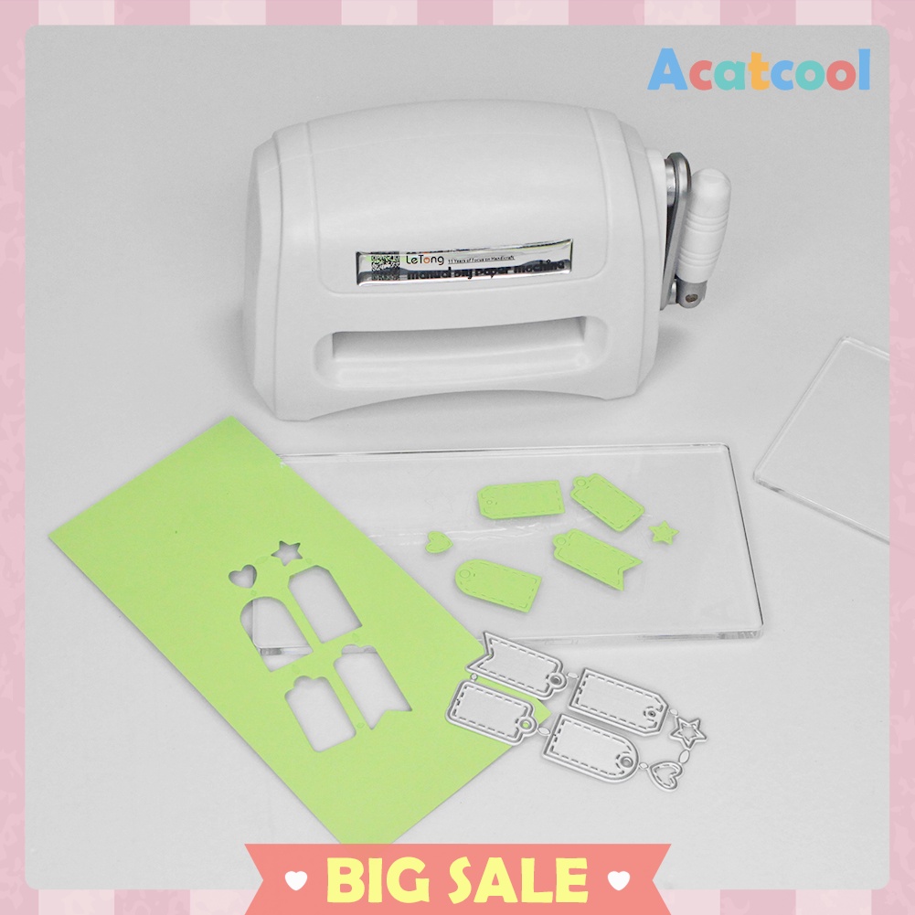 Plastic Paper Cutting Embossing Machine DIY Handcraft Die-Cut Craft Tool