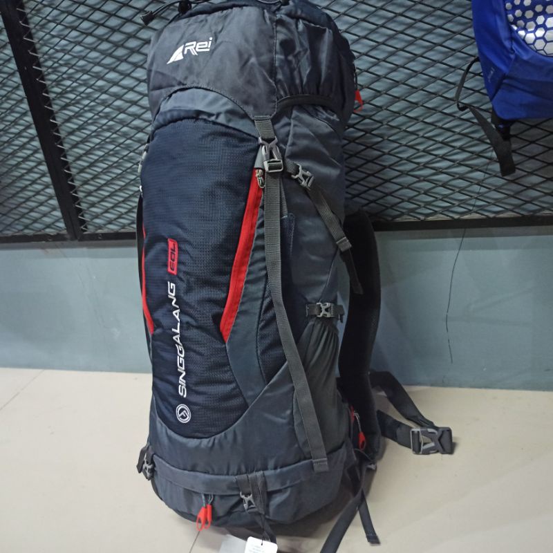 Tas Carrier Rei Singgalang 60L+Raincover ORIGINAL