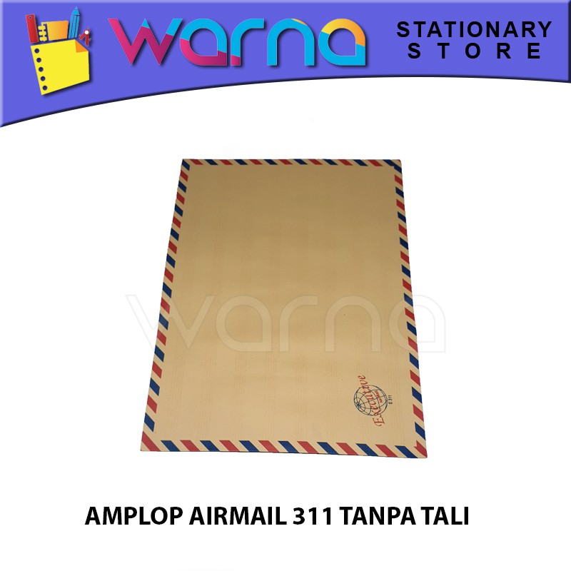 

AMPLOP COKLAT AIRMAIL 311 TANPA TALI