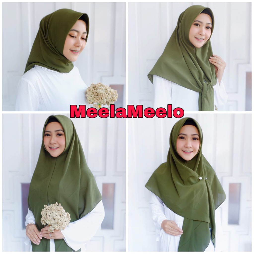 Hijab instan segitiga jumbo termurah jilbab segitiga kerudung segitiga