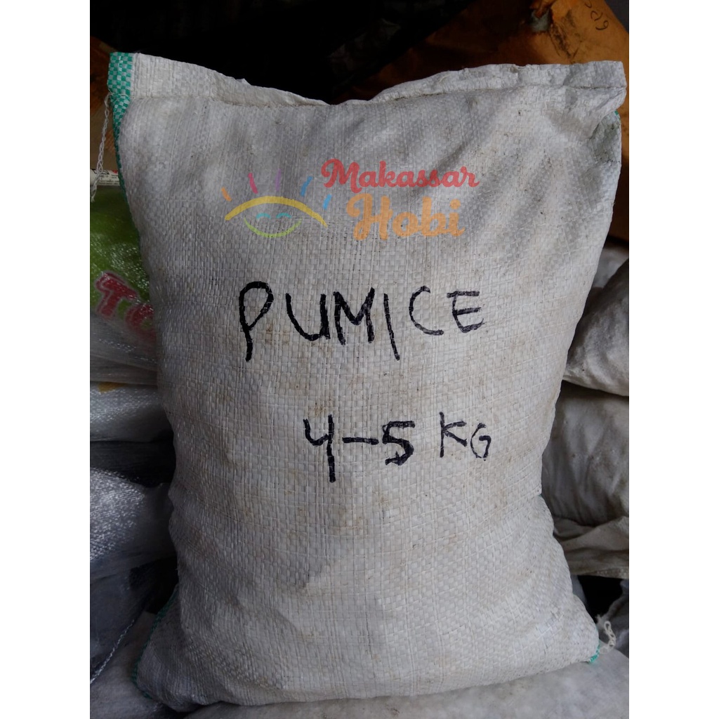 Batu Apung 5 kg Pumice Media Filter Aquarium Aquascape Kolam Ikan Hias