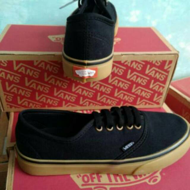 Sepatu Vans authentic Gum sol tebal