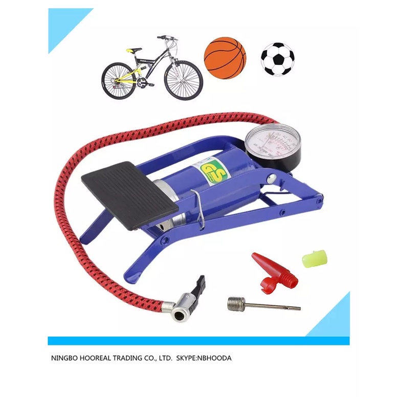 Pompa Injak Darurat Foot Pump Untuk Ban Mobil Motor Sepeda dll bisa cod Pompa injak ban motor Pompa 