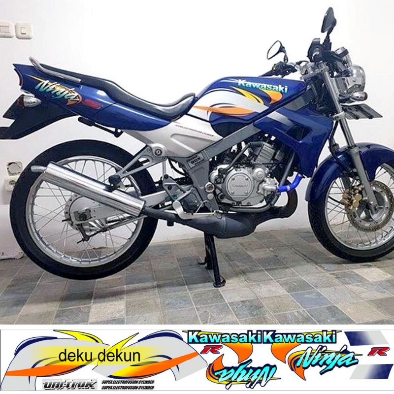 striping ninja r 2000 / striping ninja r kis 2000 / striping kawasaki ninja r kis 2000 biru / stripi