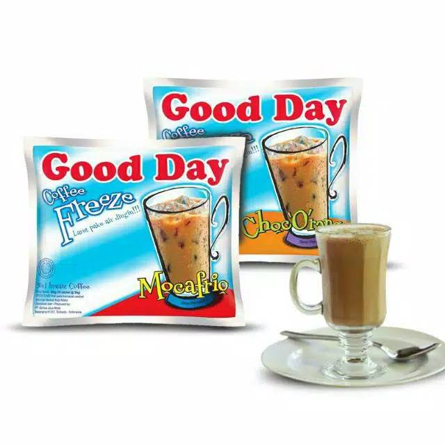 

GOOD DAY FREEZE CHOCO ORANGE Setengah Renceng isi 5 Sachet