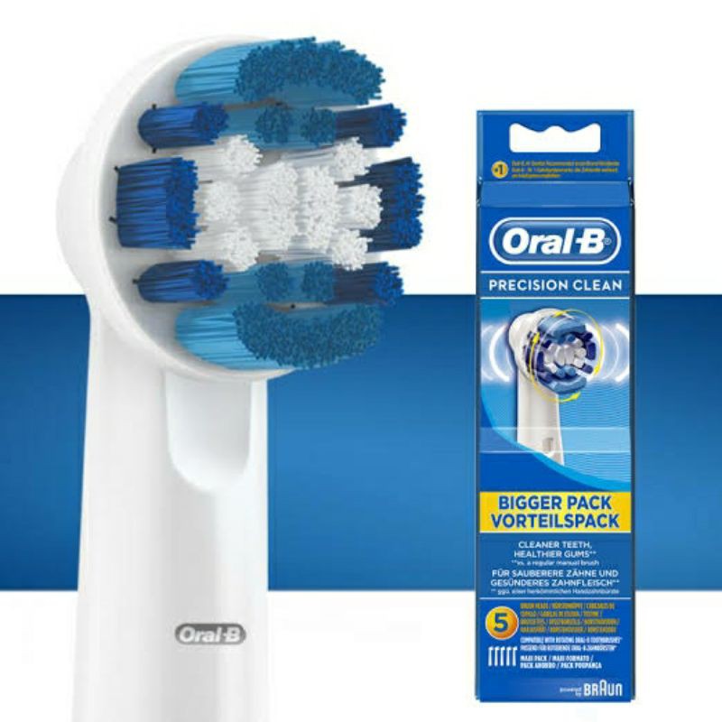 Oral B precision clean toothbrush head/ precision clean head refill oral B Harga untuk 1 pieces