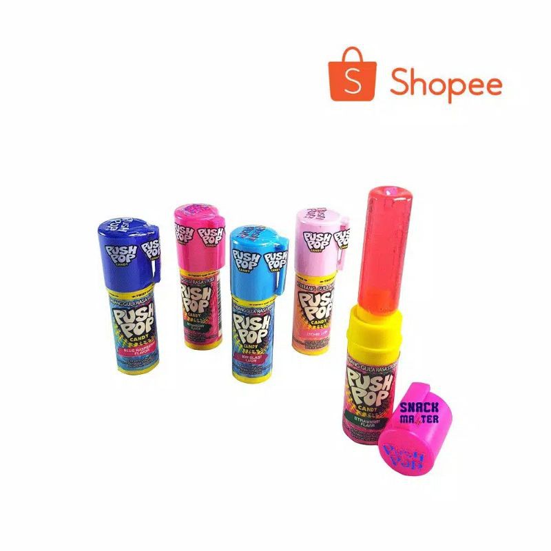 

PERMEN STIK / BERBENTUK LIPSTIK BOOMING PUSHPOP 14gr