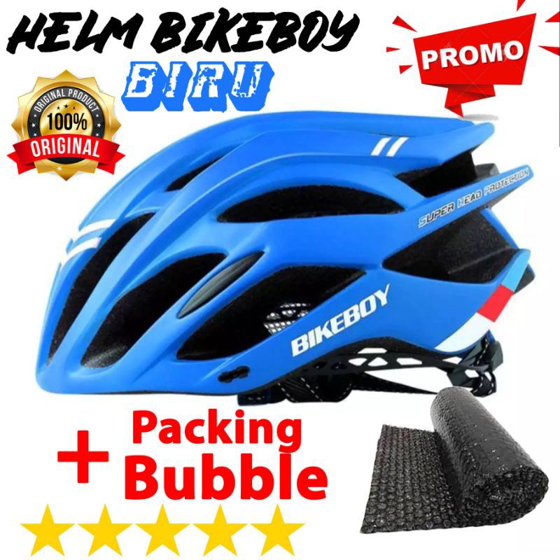 Dikirim dari Medan Helm Sepeda Bikeboy (Original &amp; Garansi) Terjamin bayar COD.