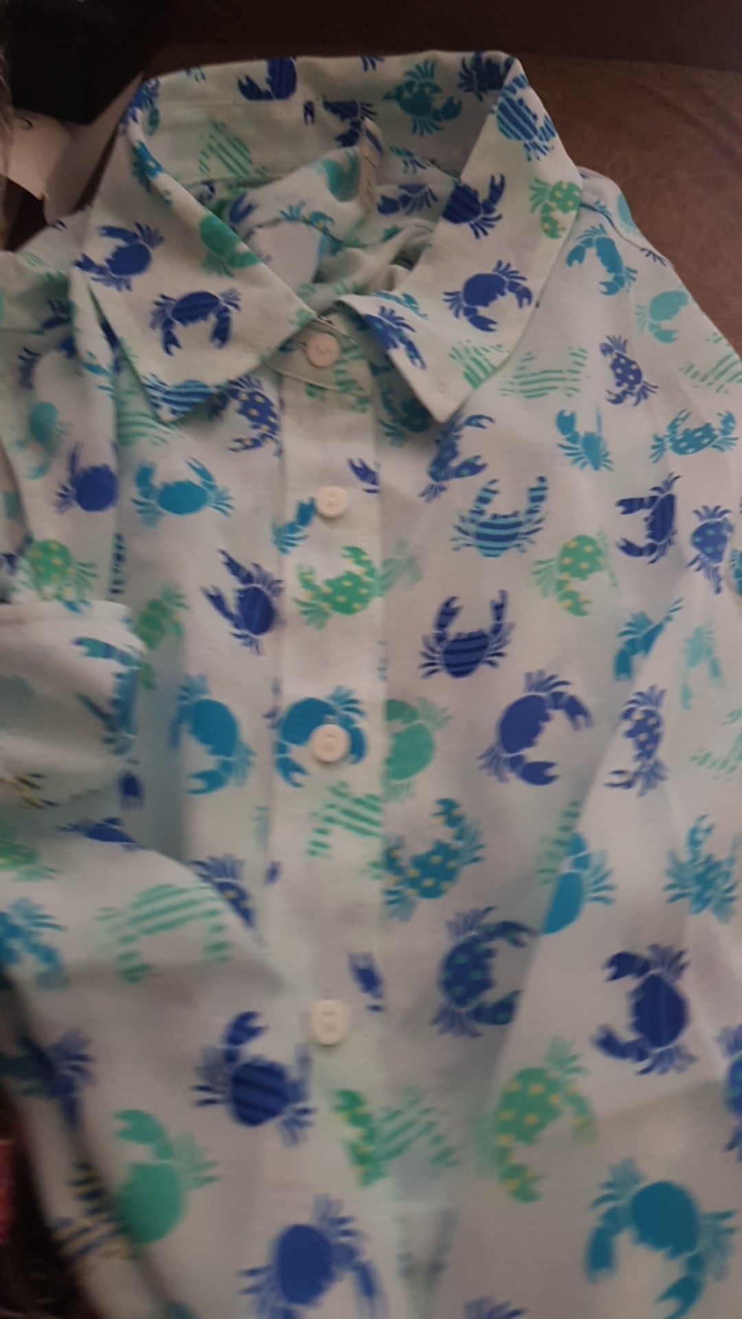 2685 - Talbots Printed Sleeveless Blouse | Tanktop Kerah